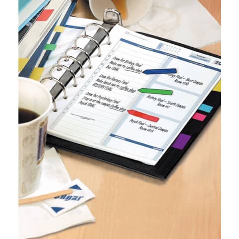 Segnapagina removibili Post-it® Index Mini ''Freccia'' 684 colori vivaci assortiti - 4 conf. da 24 - 684ARR4